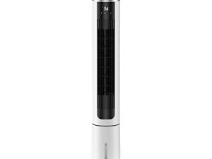 SUPAA Vertical air Conditioning Refrigerator Energy-Saving Small air Conditioning air Cooler Single Cooling Fan Dormitory Office Mobile air Conditioning Fan White-Remote Control / 4L