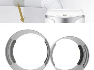 Portable Air Conditioning Window Kit Portable Air Conditioner Exhaust Hose Coupler CW CCW Thread AC Coupling Extension Connector(150mm)