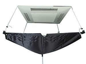 EHEIN Air Conditioner Cleaning Covers Reusable Central Air Conditioner Washing Cover Ceiling Air Conditioning Washing Cover (Color : Black