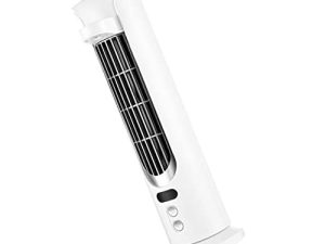 DIKACA 1pc Fan Desktop Bedside Conditioner White Office ° Humidification Home Vintage Personal Misting Rooms Oscillating Fans Tabletop Table Portable Remote for Cooling Mini Speeds Air