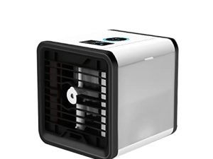 Mini Air Conditioner Mini Evaporative Air Cooler Quiet Desk Fan Mini USB Portable Cooler Air Conditioning Fan in Dehumidifier & Fan Modes