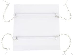 Angoily 1pc Air-Conditioning Deflector Accessory Wing Windshield for Central Outlet cm Xcm Blowing Home and Sidewall Ceiling Register Conditioners Wind Confinement White Air Free Blast