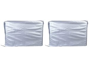 LIFKOME 2pcs Outside Window AC Cover Air Conditioning Cover Conditioner Protector Bag All Universal Anti Deodorization Anti Snow Waterproof
