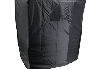 ECUTEE 210D Oxford Fabric Air Conditioner Covers Square Air Conditioning Cover Outdoor Unit Fits 34 x 34 x 38 inch Dust-Proof Waterproof Cover for Air Conditioner Unit with Hem Cords Buckle Straps