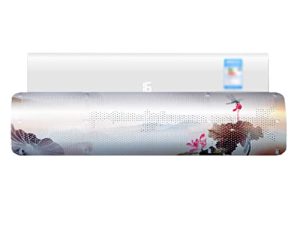 Utopone Air-Conditioning Deflector Wall-Mounted Air-Conditioning Universal Air-Conditioning Windshield with Decorative Painting Multi-Angle Adjustment Without Condensation (90cm)