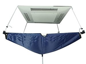 EHEIN Air Conditioner Full Cleaning Washing Covers Ceiling Wall Mounted Air Conditioning Reusable Dust Waterproof Nylon Washing Cover (Color : Blue
