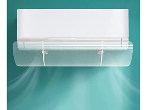 Air Conditioner Deflector 90cm Wall Mounted Transparent Air Conditioning Deflector Angle Adjustable Prevent The Cold Air from Blowing Straight