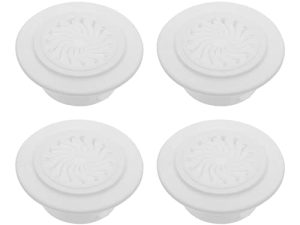 Angoily 4pcs Plugs Hose Air Design Reserved Cover Exhaust Hole Round Conditioning Wall Decorative Vent Mount Flange Conditioner Covers
