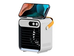 Evaporative Air-Cooler Mini USB Portable Cooler Air Conditioning Fan Mini Evaporative Air Cooler Quiet Desk Fan Personal Mini Air Cooler for Office Small Room