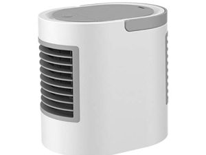 MYAMIA USB Portable Box Fan Mini Air Conditioning Cool Cooling Bedroom Cooler Fan New Elliptical Water Cooler - Pink