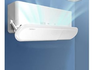 Utopone Retractable and Adjustable Air-Conditioning Windshield Hanging General Air-Conditioning Deflector can Be Rotated 180° Avoid Direct Blowing No Wind No Condensation