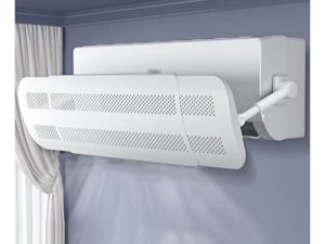 Utopone 70-100cm Length Retractable Air-Conditioning Deflector Wind and Dust-Proof Air-Conditioning Windshield 180° Rotation No Signal Blocking No Condensation