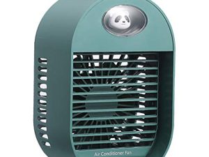 illombo Portable Desktop Humidifying Air-Conditioning Fan Mini Air Cooler USB Charging