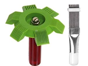 illombo 2pcs Air Conditioning Cleaning Comb Radiator Evaporator Fin Straightener Cleaner