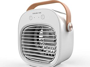 illombo Portable Desktop Air-Conditioning Water Mist Fan Mini Air Cooler USB Charging