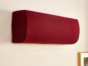 JZRH Air Conditioner Dust Cover Polar Fleece Protective Wall Mounted Protector Easy Cleaning Cover Classic Dust Cover Solid Color