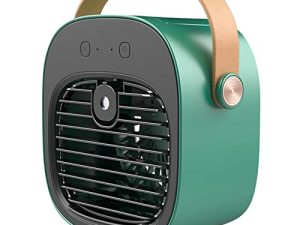 Mini 3 in 1 Evaporative Air Cooler Mini USB Portable Cooler Air Conditioning Fan Quiet for Desktop Office Small Room Dorm