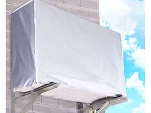 Queenbox 1.5P 30x53x80cm Outdoor Air Conditioner Cover with Straps
