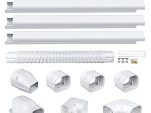 Powrocket 3 inch 15 Ft Mini Split AC Line Set Cover Kit