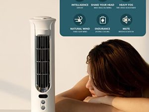 And Ornament Set Head Spray Shaking Small Large Capacity Water-cooled Mini Conditioning Desktop Fan Mini Air Fan Air Conditioner Desktop Ornament Solar Statues for outside