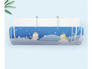 Utopone Air-Conditioning Deflector with Decorative Painting to Prevent Cold Air from Blowing Directly on The Air-Conditioning Windshield Suitable for Hanging Up 180° Free Adjustment