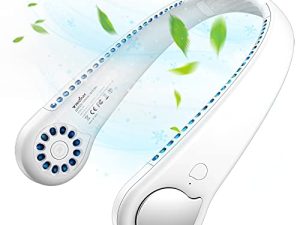 Bladeless Neck Fan with 360° Airflow