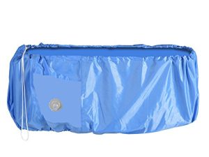 Schellen Air Conditioner Cleaning Dust Washing Cover Wall Mounted Air Conditioning Cleaning Waterproof Protector Bag Blue(M)