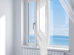 Oligemok Lock Window Seal Plate 5 Meter Hot Airs Conditioner Outlet Window Sealing Kit for Mobile