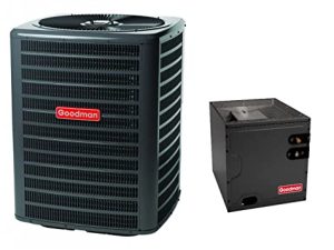 Goodman 13 SEER 4 TON AC Condenser with Vertical cased coil - GSX130481 and CAPF4961C6