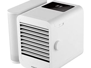 Evaporative Air Cooler Desktop Air Cooler Household USB Mini Night Light Air Conditioning Fan Personal Air Cooling Fan with STrong Airflow for Bedroom Home Office