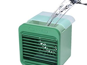 Lincheer Mini Portable Air Conditioner Humidifier with Water Tank Air Cooler USB 3 Speeds Cooling Fan Air Conditioning for Home Office 5V