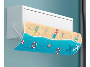 Utopone 180° Adjustable Air-Conditioning Deflector Air-Conditioning Windshield with Decorative Painting No Punching Dustproof No Choice of Model Not Easy to Condense Abs Material