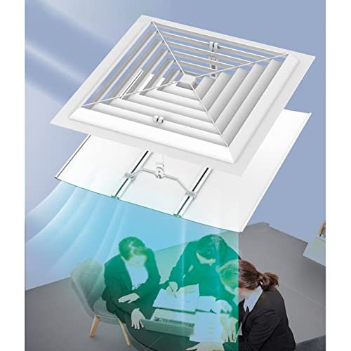 PWTS 11.8/17.7/23.6 Inch Square Adjustable Air Conditioning Vent Cover PWTS 11.8/17.7/23.6 Inch Square Adjustable Air Conditioning Vent Cover