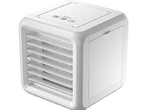 HJINGBIN Mini Portable Air Conditioner 7 Colors Light Conditioning Humidifier Purifier USB Desktop Air Cooler Fan