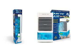 Arctic Air Tower 2.0 Evaporative Air Cooler - Large Area Room Cooling & Pure Chill XL Evaporative Air Cooler - Powerful 4-Speed
