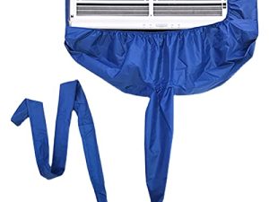 EHEIN Split Air Conditioning Cleaning Waterproof Cover Bag with Drain Outlet and Two Sides Support Plates Dust Washing Clean Protector Bag Wall Mounted Air Conditioning Service Bag with Water Pipe