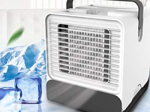 FNSCAR Mini Air Desk Quiet Cooler Negative Ion Air Conditioning Fan Usb Small Cooling Fan