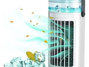GDFHOMER Air Cooler - 4 in 1 Laptop Household Portable Air Conditioning Unit
