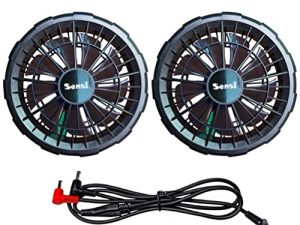 yuandan Summer Cooling Fan for Clothes 12V Air Conditioning Clothes Fan for Jacket Construction Workers