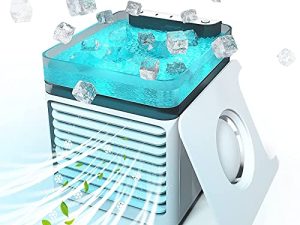 Portable Air Conditioning - 7 Colored Lights Aircon - Low Energy Consumption Bedroom Air Cooler