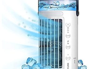 DNIER Cooler - Ultra Quiet Portable Air Conditioning Unit for Bedroom - Creat Your Personal Cooling Zone Mini Air Cooler Fan